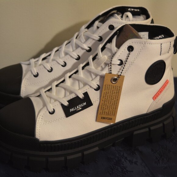 Palladium Womens Revolt Hi Tx Round Toe Hiking Ankle Boots - Picture 1 of 10
